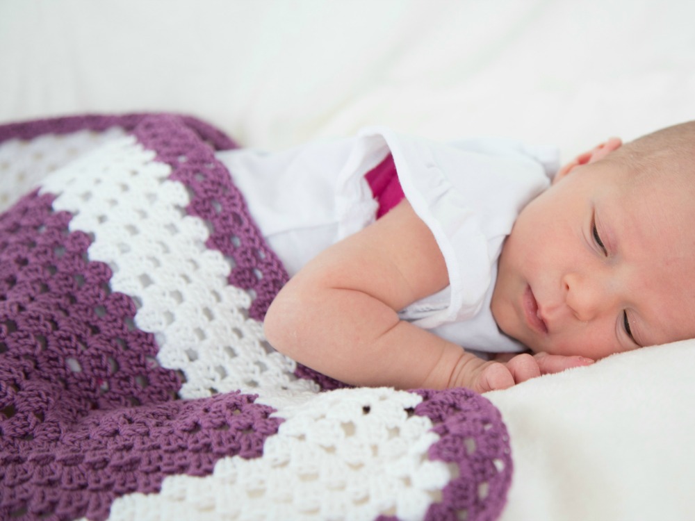 Baby Decke für das Fotoshooting