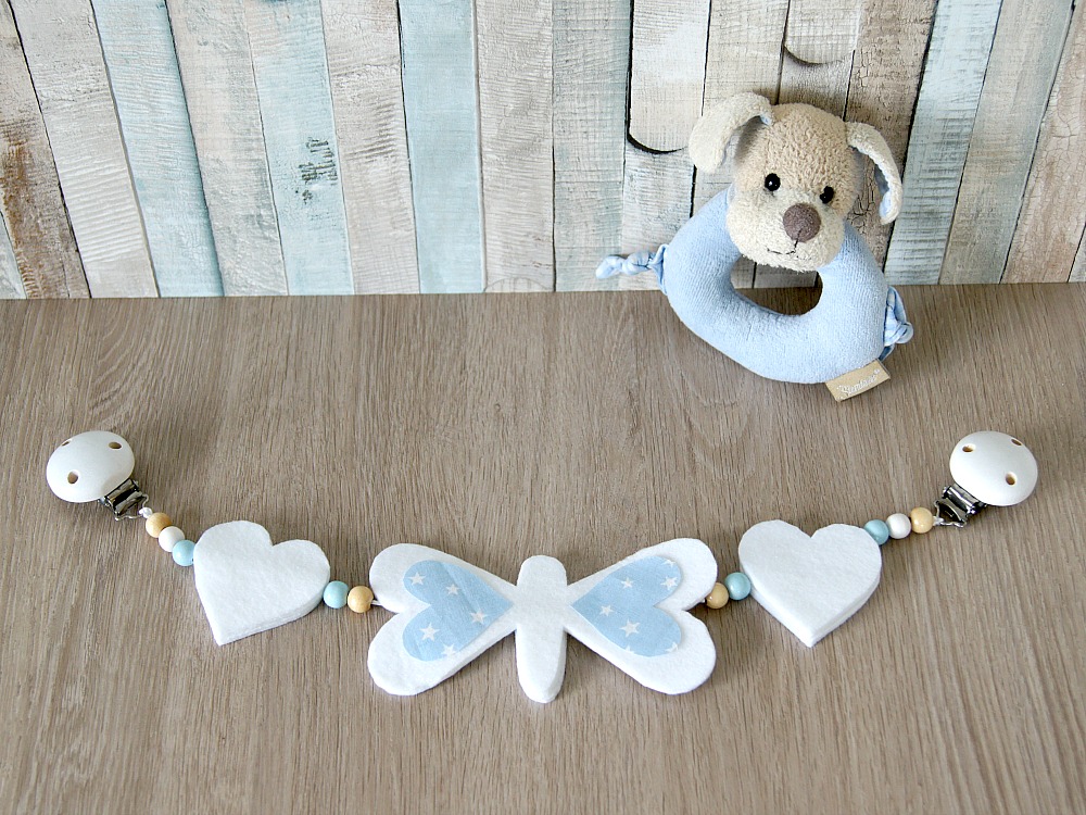 DIY Kinderwagenkette für dein Baby + Giveaway | www.fantasiewerk.ch