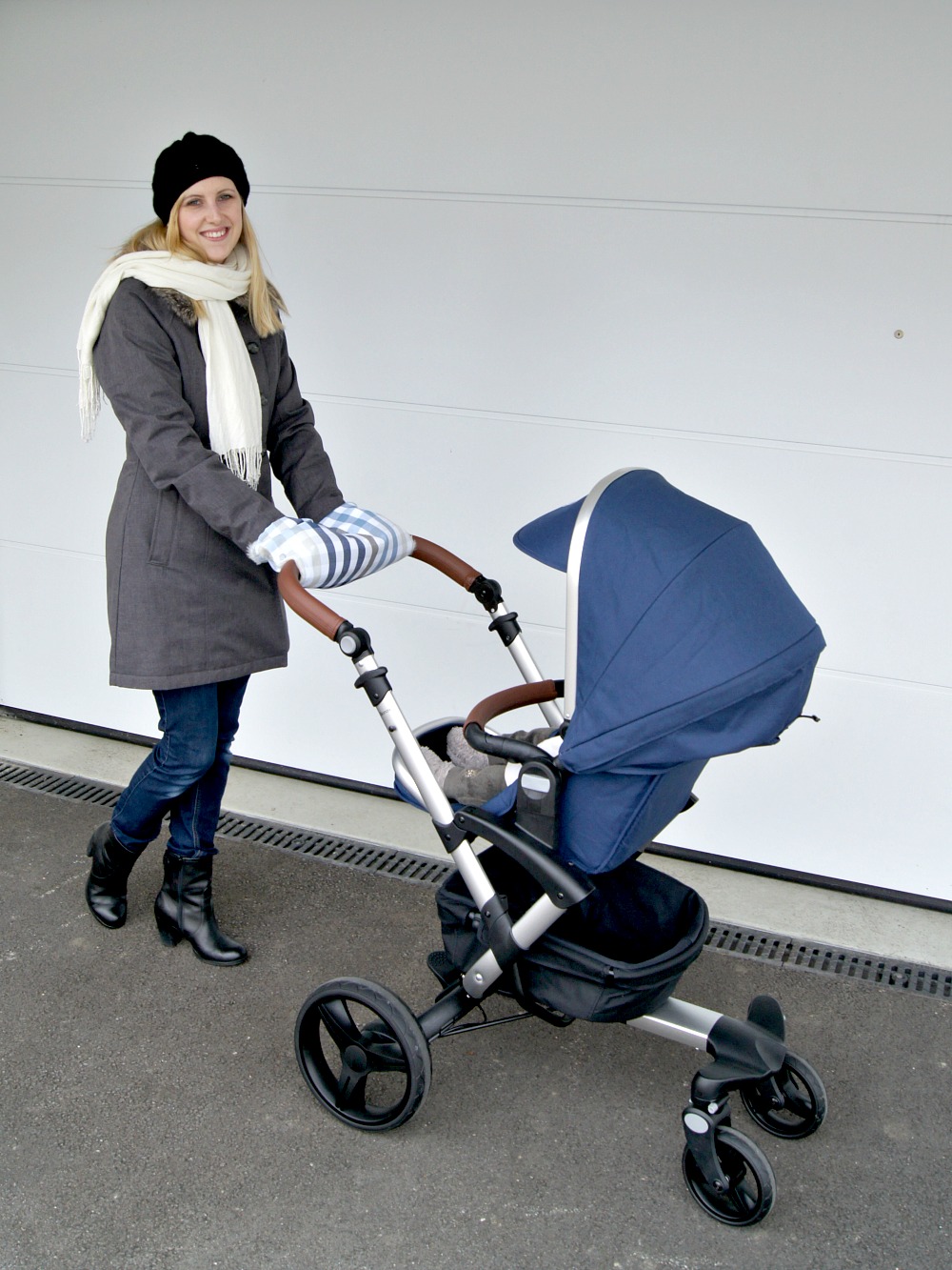 DIY Näh - Anleitung für einen Handwärmer / Muff für den Kinderwagen. | von Fantasiewerk