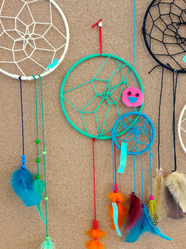Traumfänger basteln mit Kindern | Handarbeit
