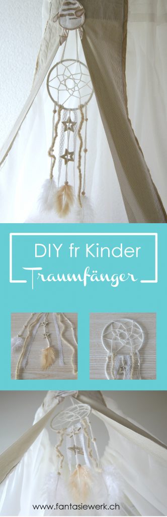 Traumfänger DIY für Kinder und Babys als Durchschlafhilfe und zur Kinderzimmerdeko | von Fantasiewerk