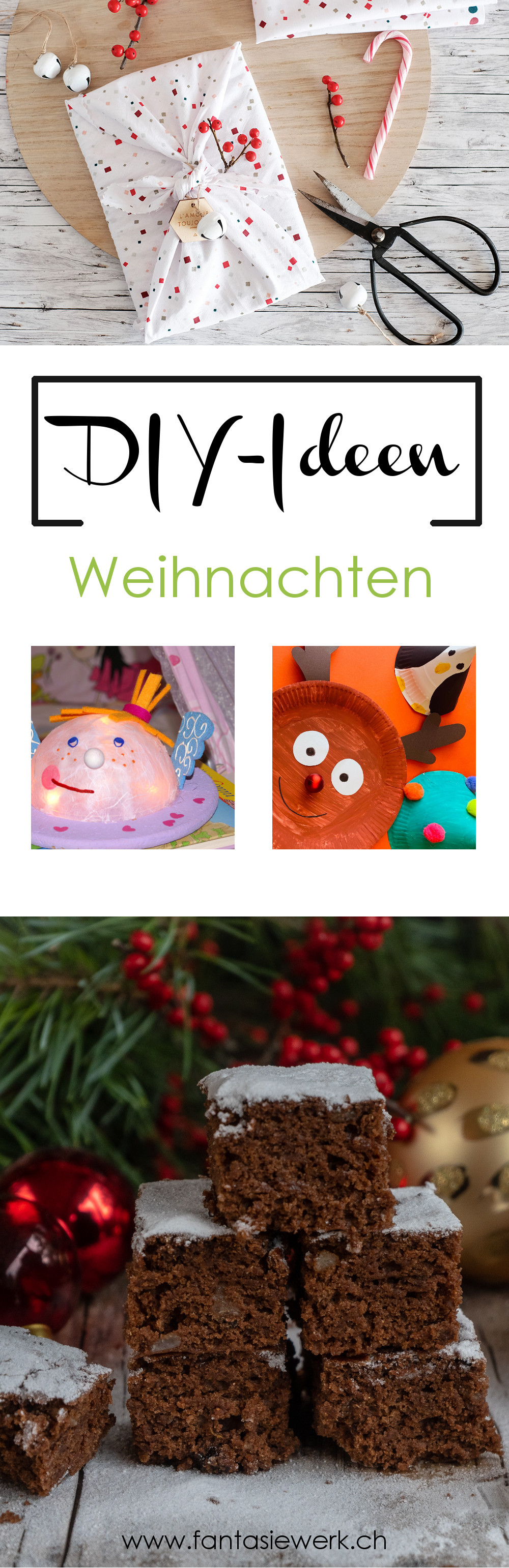 Adventszauber - 20 Inspirationen zu Weihnachten - Basteln mit Kinder, DIY und Rezepte | von Fantasiewerk