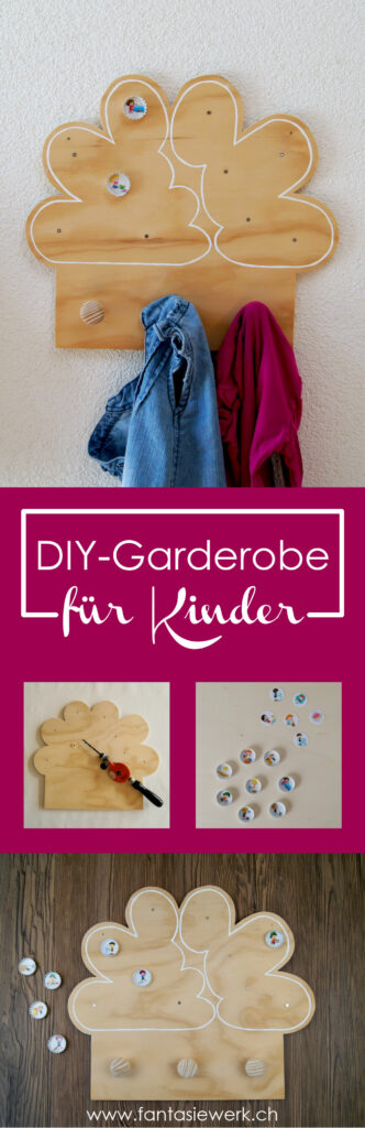 DIY - Anleitung | Kindergarderobe selbermachen | Mom-Hacks mit Ämterplan in der Garderobe