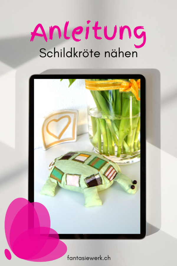 Schildkröte nähen für Kinder - kostenloses Ebook