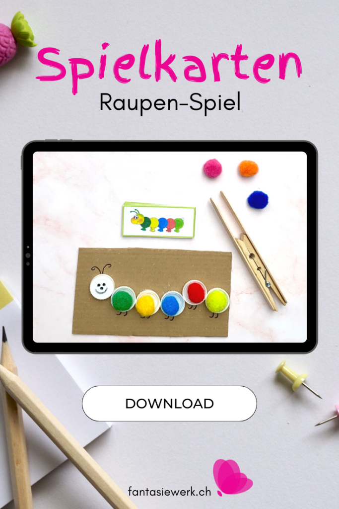 Raupe - Zuordnungsspiel