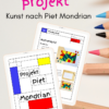 Kunstprojekt - Malen nach Piet Mondrian | Unterrichtsplanung | Arbeitsblätter | Anleitungen für deine Schule