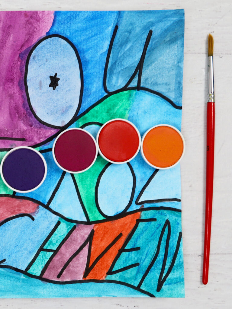 Kunstprojekt - Malen nach Piet Mondrian | Unterrichtsplanung | Arbeitsblätter | Anleitungen für deine Schule