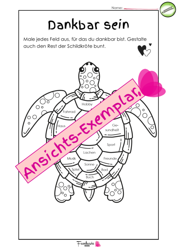 Ebook - Tagebuch für Kinder | Thema: Ich, meine Gefühle, meine Klasse | 26 Arbeitsblätter zum selbstständig Ausfüllen | von Fantasiwerk.ch