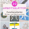 E-Book Zwischenarbeiten | Basteln mit Kindern im TTG oder in der Schule | für Winter und Weihnachten