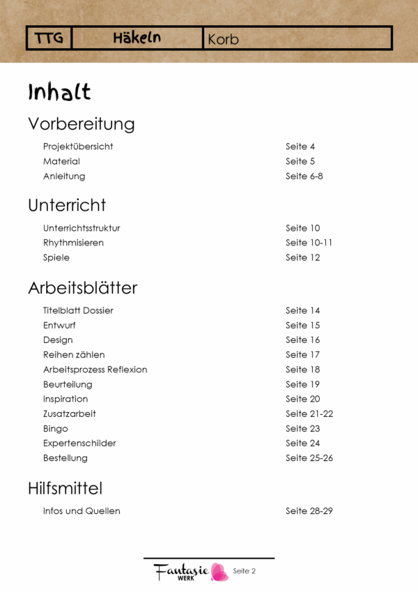 Korb häkeln - Ebook mit Unterrichtsprojekt | Anleitung | Spielideen