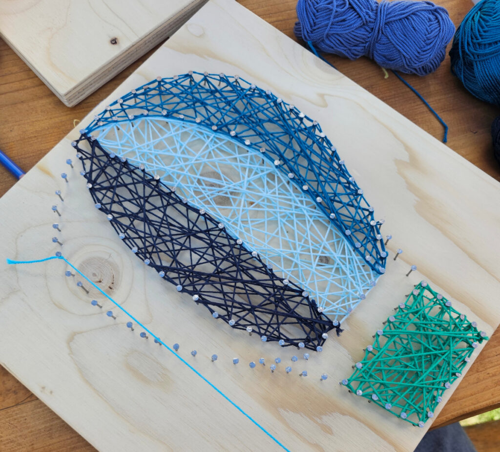 String Art - Werken und Handarbeiten mit Kindern | TTG in der Schule | DIY Fadenbild
