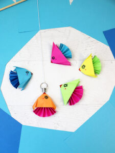 DIY Angelspiel mit Kindern basteln | Fische falten | Origami