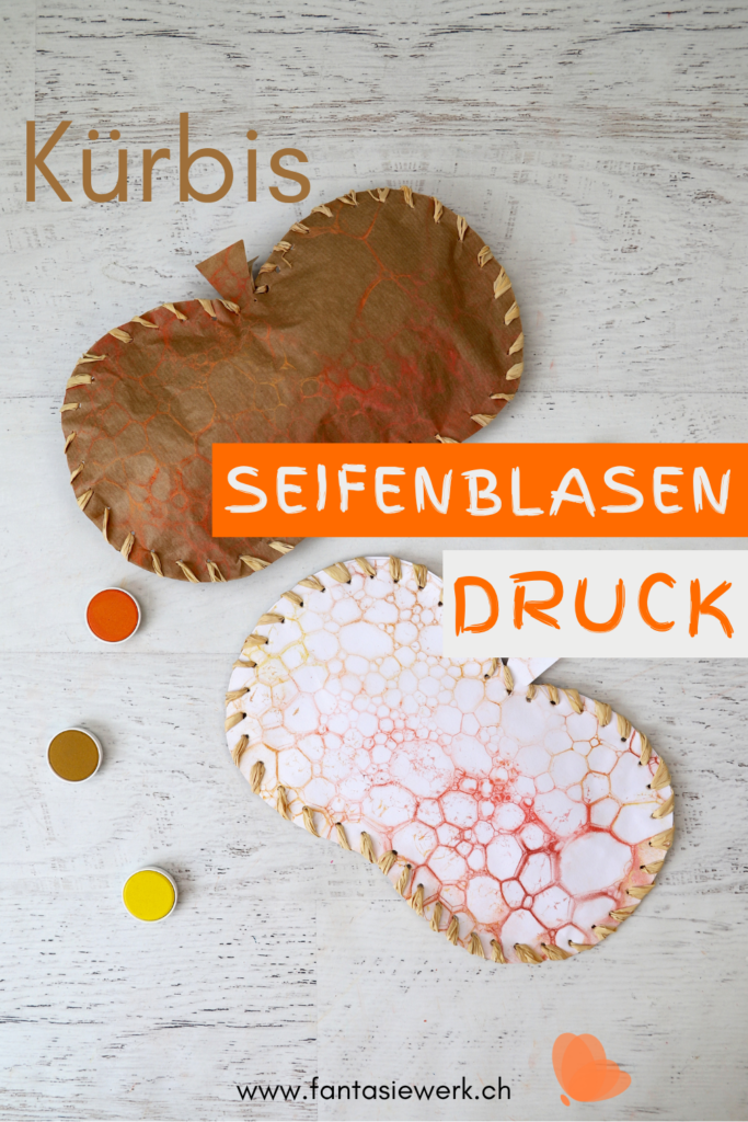 Papierkürbis nähen mit Kindern | TTG Unterricht | Basteln mit Fantasiewerk